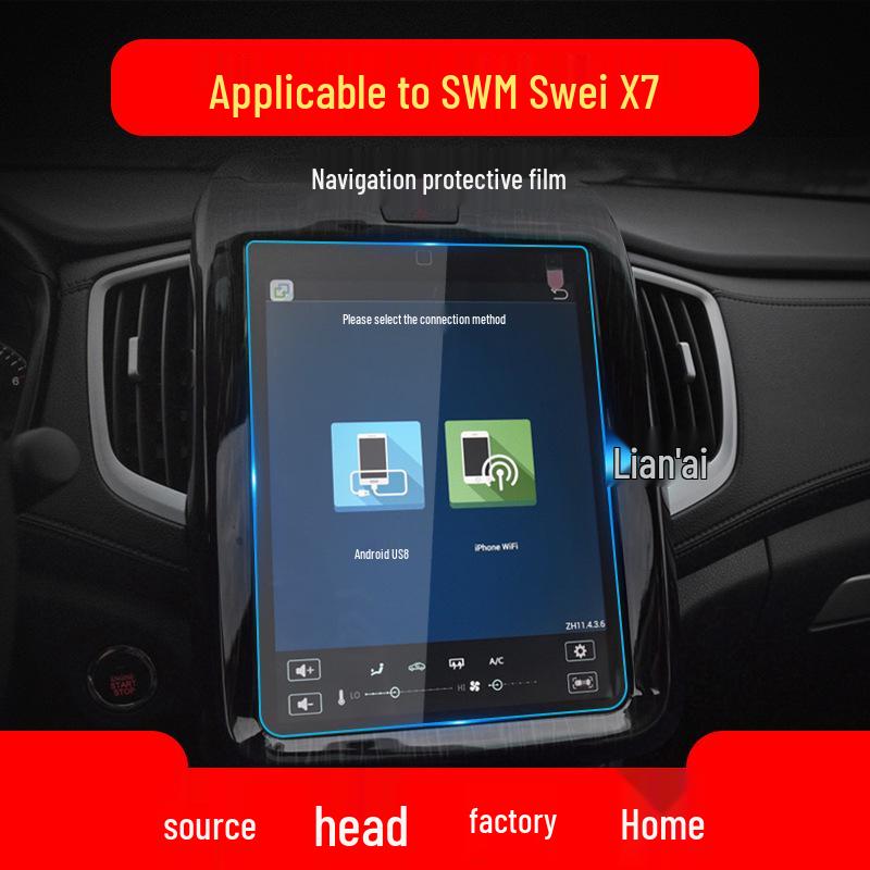 SWM G01/G05/X7 Iron Man Protective Sticker & Navigation Film for Center Console, Instrument Panel, X3 Car Accessories