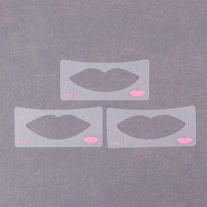 Три в одном Татуировка Губы Практика Кожа Без Чернил Перманентный Макияж Практика Покраска Губ Карточка Кожа Для Микроблейдинга Принадлежности 3pcs