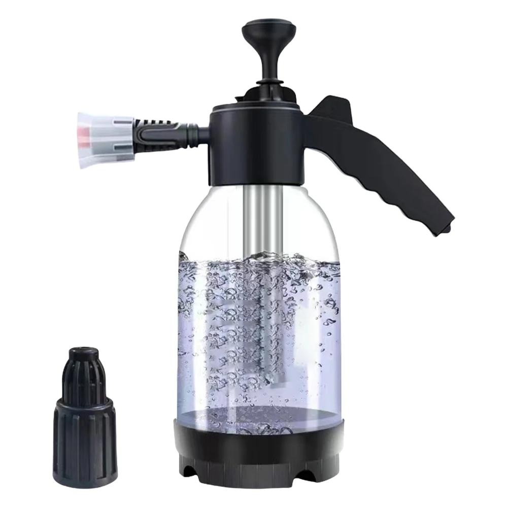 2L High/Air Pressure Washer with 2 Types of Nozzle Pneumatic Washer High Pressure Car Wash Spray Bottle for Car Home Cleaning
