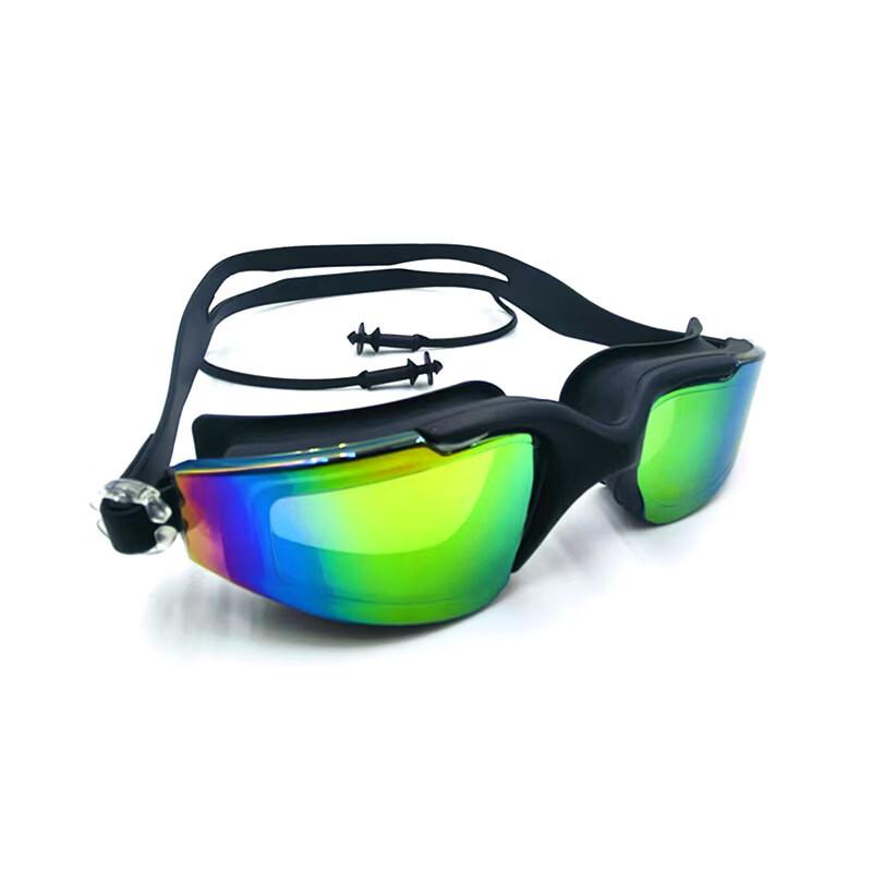

Pulian Large Frame Colorful Anti-Fog Swimming Goggles