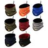 Men Winter Cycling Scarf Drawstring Adjustable Thick Plush Windproof Heat Retention Soft Warm Riding Neck Warp Neck Warmer Winter Accessories