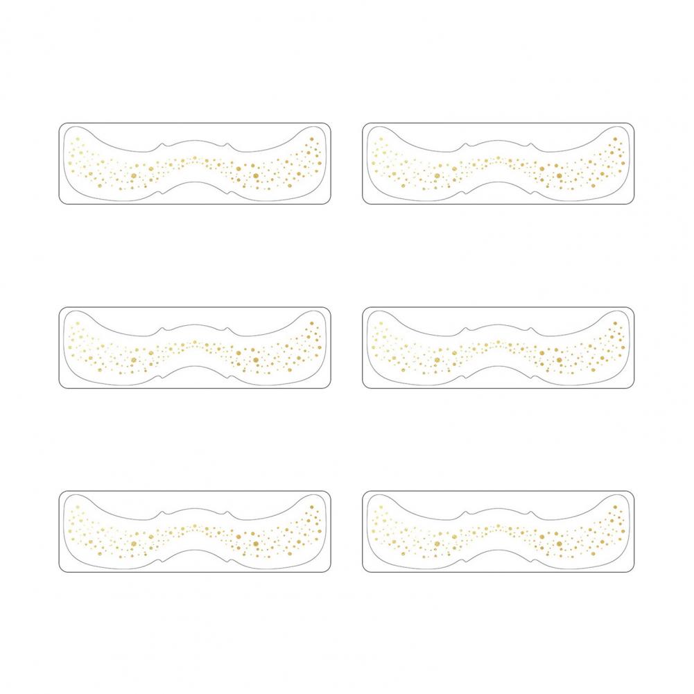 6Pcs Gold Glitter Freckles Face Tattoo Stickers Waterproof Artificial Freckle Patches Shimmering Makeup Speckles Freckle Tattoos