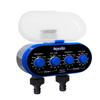 Aqualin Two-Outlet Electronic Water Timer, Watering Timer, Garden Irrigation System Controller, Blue