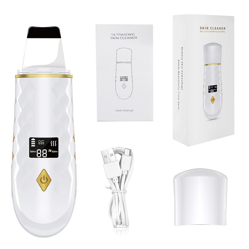 Ultrasonic Skin Scrubber | Blackhead Remover & Facial Pore Cleaner | Beauty Device Peeling Machine