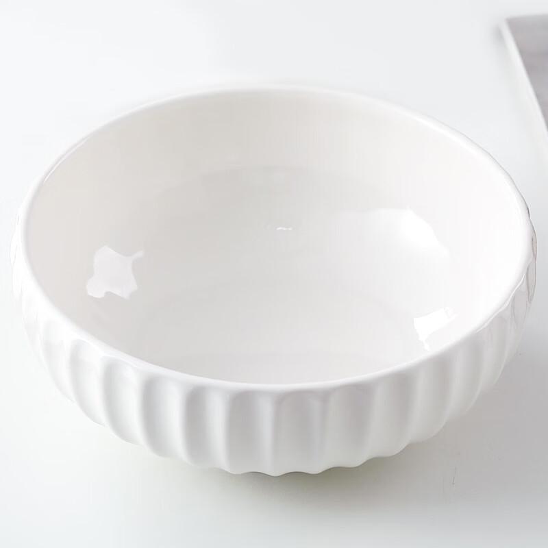 

Хуабэйсэнь Большая супница из чистого белого фарфора