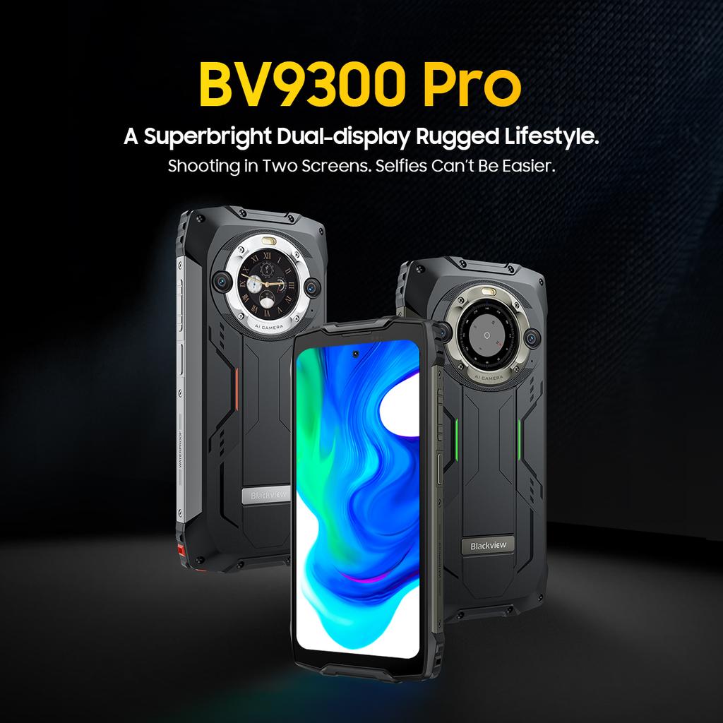 Odnowiony Blackview BV9300 Pro Helio G99 Wytrzymały Telefon Android 13 RAM 8GB/12GB ROM 256GB 6.7 120Hz Wyświetlacz 15080mAh Z Ładowaniem 33W Latarka 100LM