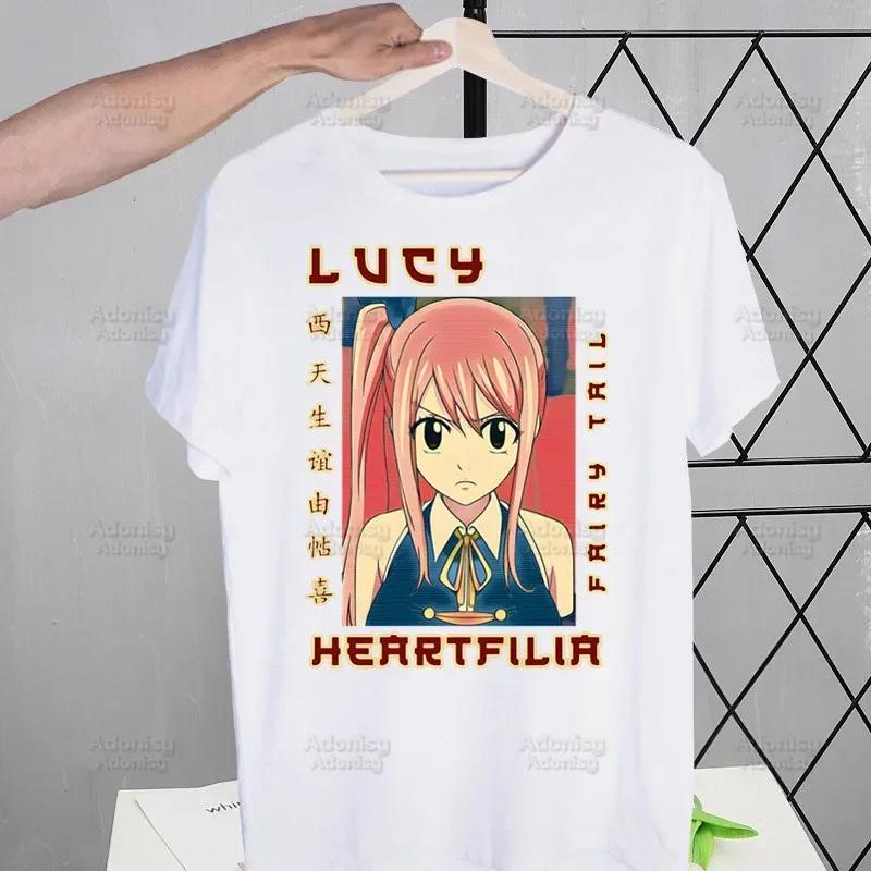 Fairy Tail Guild Men's T-shirts Funny Hip Hop Summer Women Men Tshirts Ulzzang Harajuku Cartoon Anime Natsu Zodiac T-Shirt Shirt
