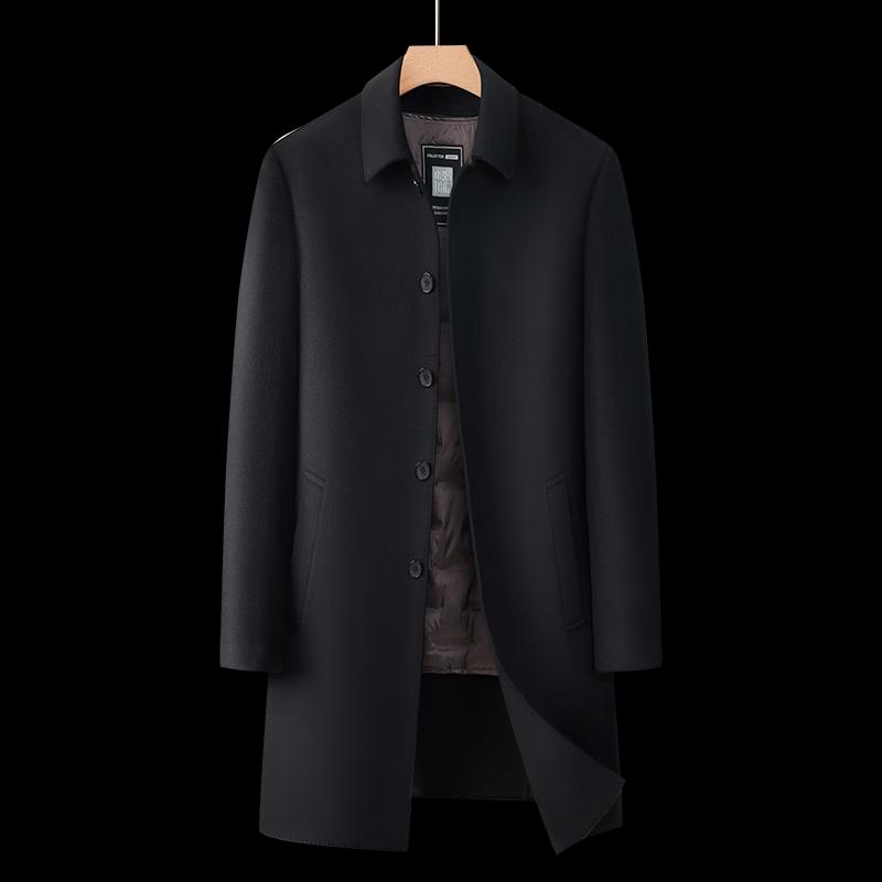 Firstview Men's Detachable Down-Lined Wool Coat FV25D1767