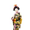 Japanese Geisha Oriental Doll Handmade Collectible Figurine Asian Geisha Doll Folk for Tabletop Decoration Kids Gift