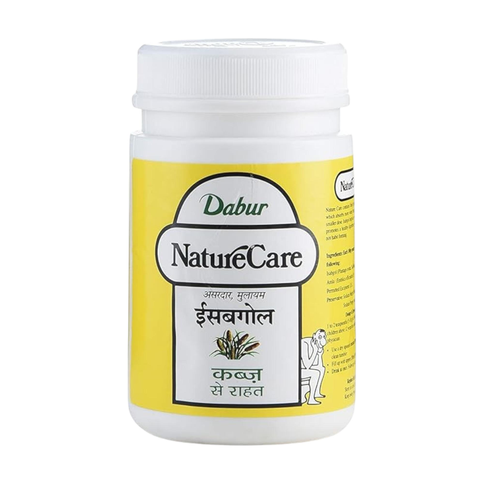 

Dabur Nature Care Isabgol 100g Organic Psyllium Husk Powder Pack Of 1 For Natural Constipation Relief And Digestive Wellness