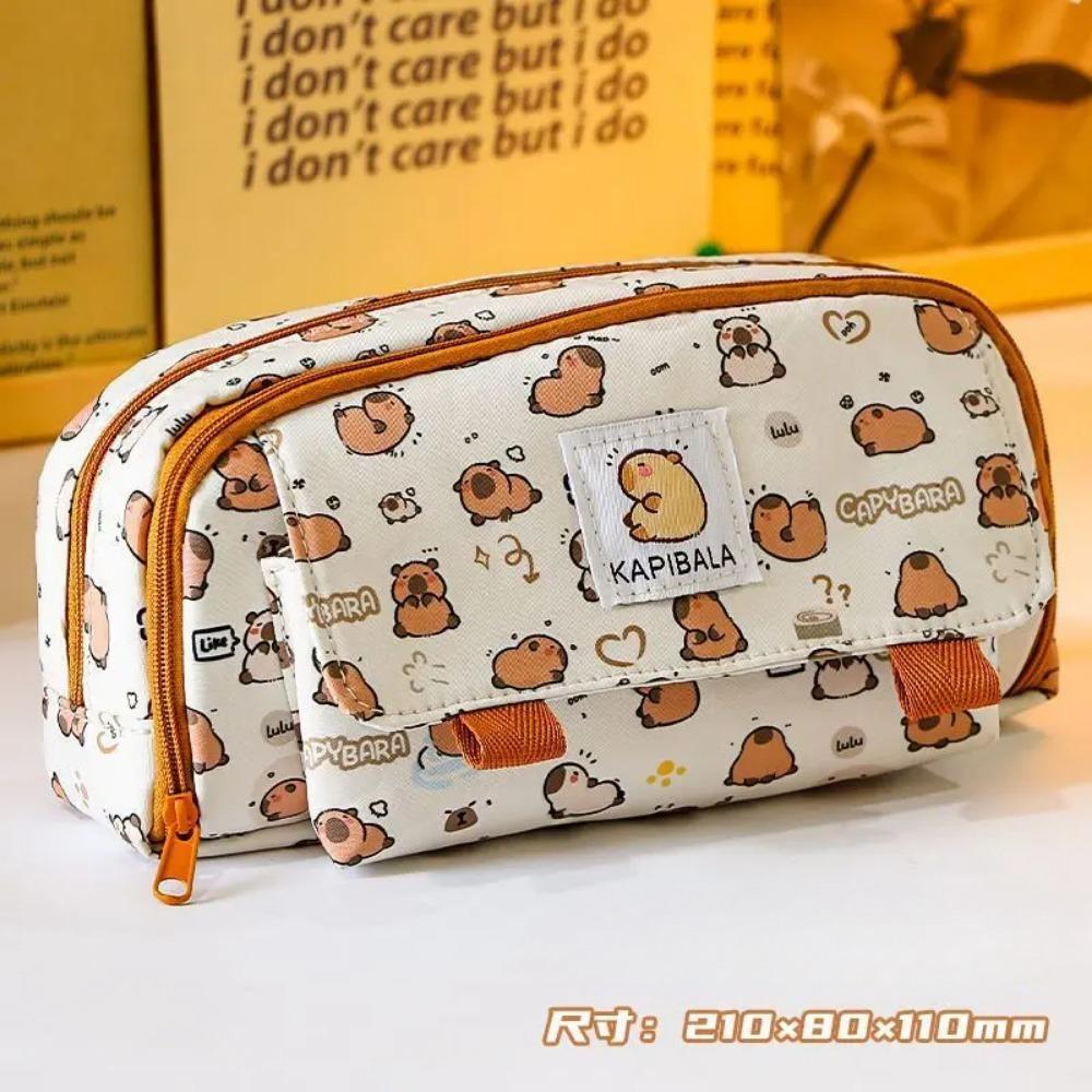 

Large Round Pen Case Pencil Case Stationery Storage Box Organizer Student Gifts Storage Bag For School Supplies
