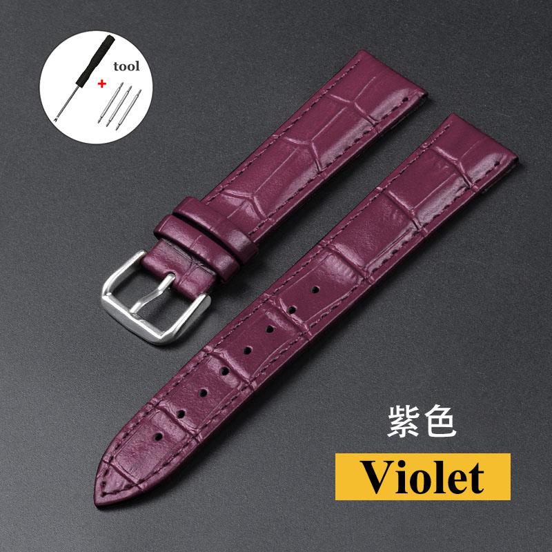 Echtlederarmband aus Rindsleder für Seiko für Tissot Herren- und Damen-Universal-Uhrenarmband 12 13 14 15 16 17 18 19 20 21 22 24mm