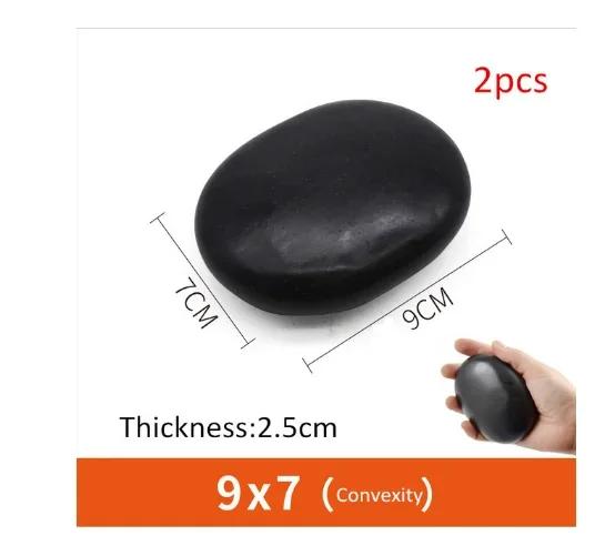 7x11cm 9x7cm 8x8cm Hot Stone Massage lava Stones Natural Energy Massage Spa Stones Set Rock Basalt Wholesale Body Health Care