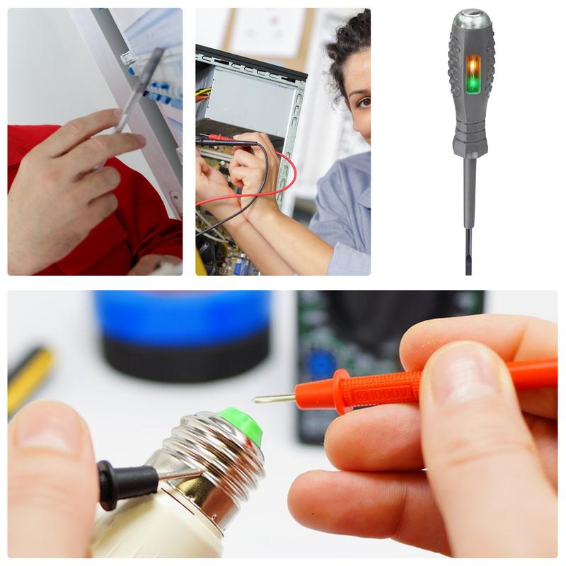 Portable Handheld Voltage Tester Pen Intelligent Voltage Tester Pen Magnetic Screwdriver Voltage Tester Voltmeter Tester Tools