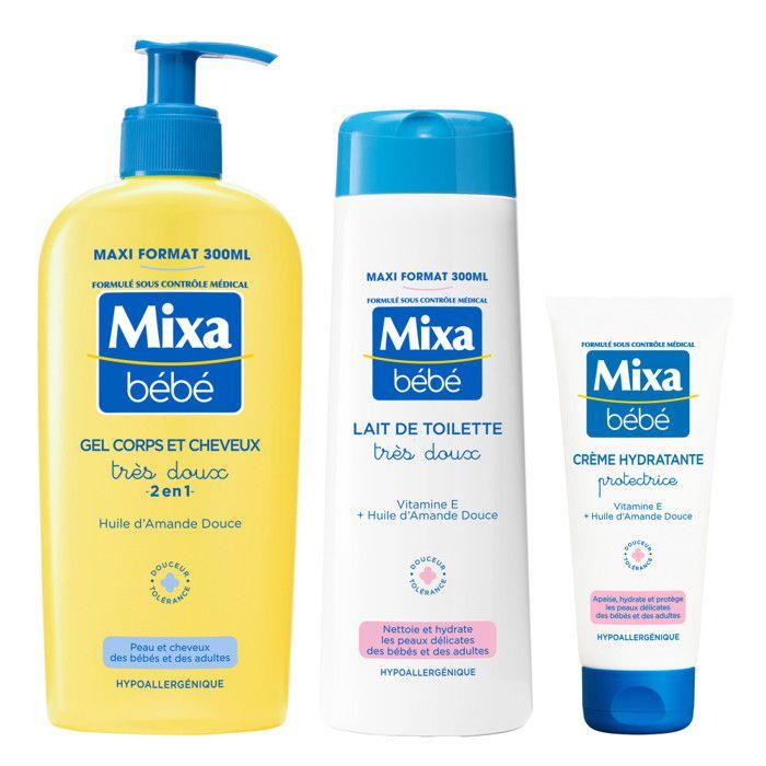 Igiene, Bagno e Cura - Mixa - Latte Detergente, Gel Doccia, Crema Idratante - Ipoallergenico - 920g