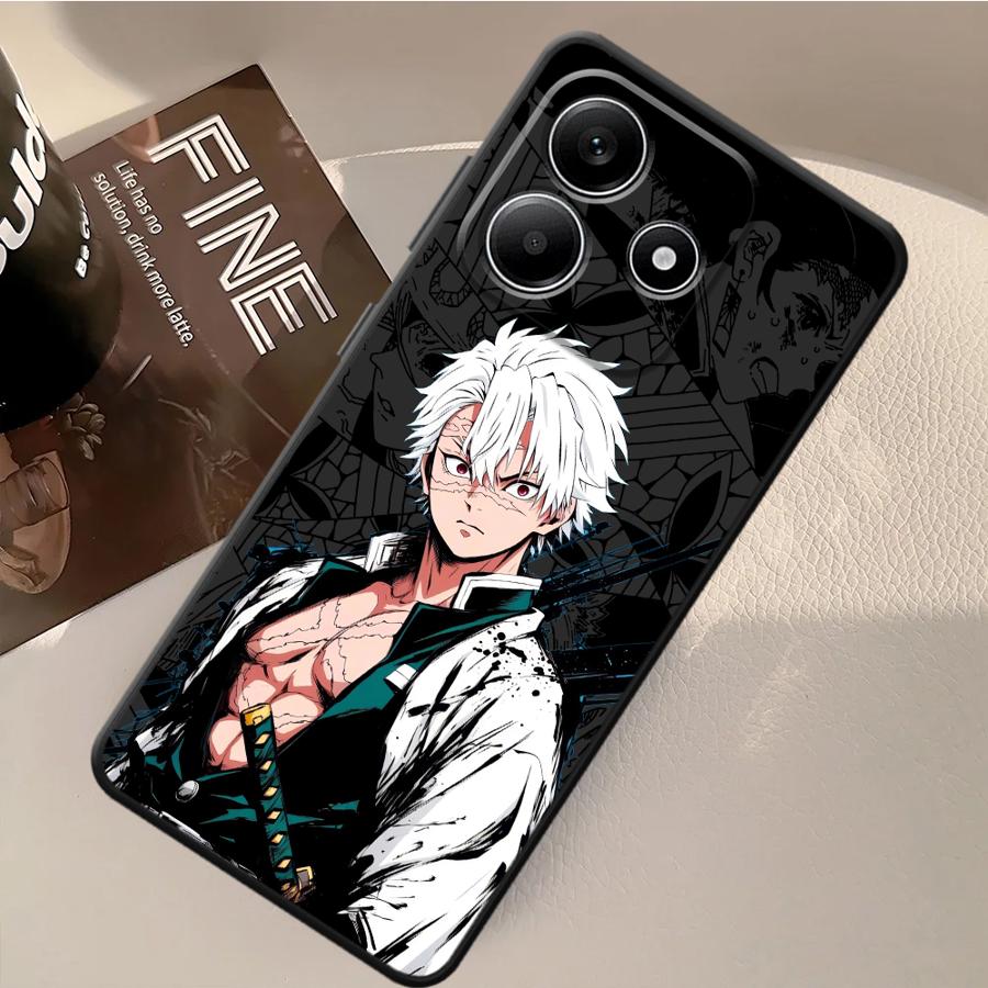 Cool Demons Anime Slayer Soft Back Phone Cover Case for Xiaomi Poco M3 M4 Pro F3 F4 F5 C65 X3 X4 X5 M5 C50 C51