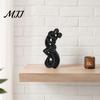 Elegant Minimalist Gift 3D Printed Tango Dancer Couple Statue, Abstract Art Figurine with Ballroom Pose, Modern Integrated Molding Sculpture