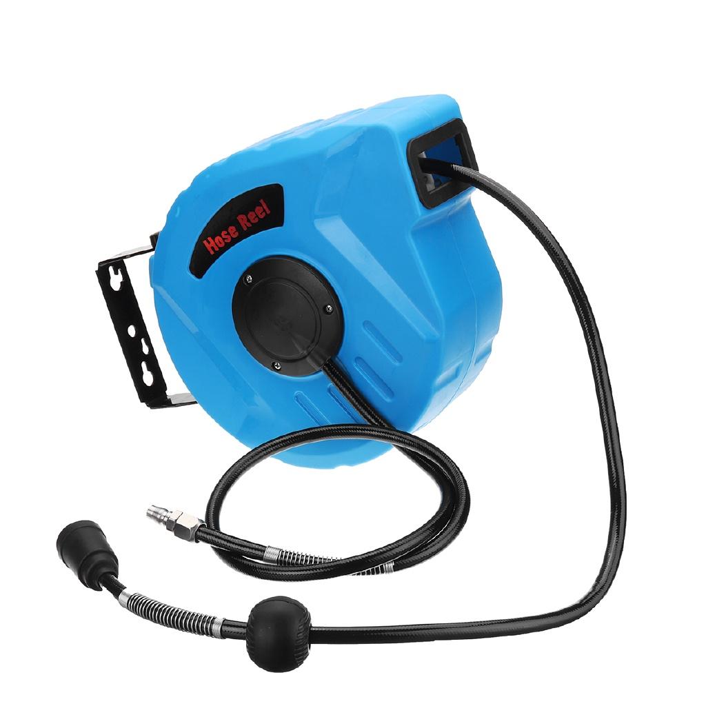 10M 1/4"  260PSI Hose Reel Wall Mount Retractable Auto Rewind Air Compressor 33*16*28.5CM