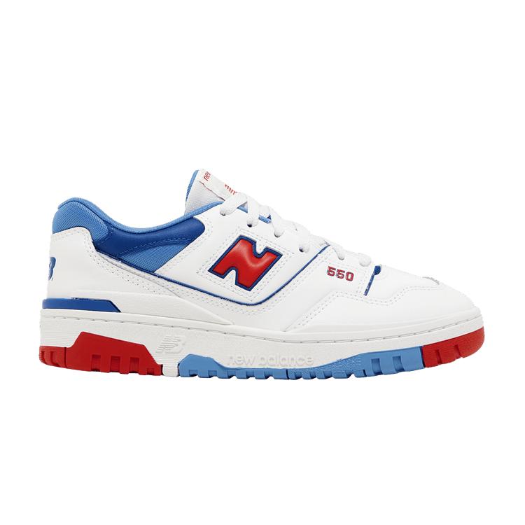 New Balance 550 White True Red
