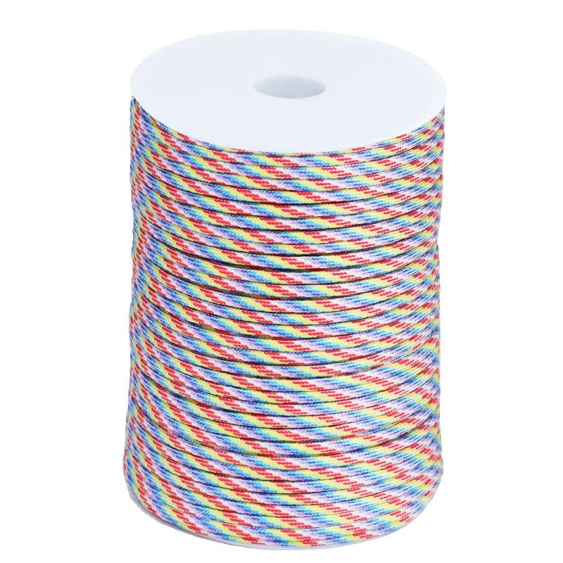 100 M Outdoor Seven-Core Umbrella Rope 4mm Umbrella Rope Bracelet Braided Line Military Fan 7-Core Survival Umbrella Rope