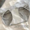 Ladies Spring and Autumn New Cotton 7a Antibacterial Extended Crotch High Waist Briefs