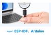 ESP32-S3 1.32" AMOLED Dev Board, 466×466 Res, XiaoZhi AI Compatible