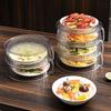 Insulation Microwave Splatter Cover Multifunctional Dish Cover Plastic Food Cover  Kitchen