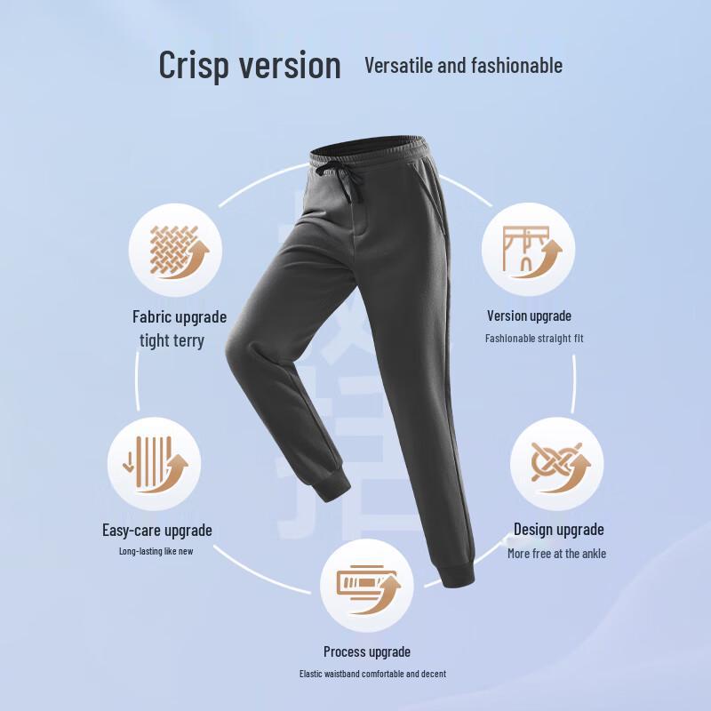 Men's Cotton-Feel Slim Fit Jogger Sweatpants