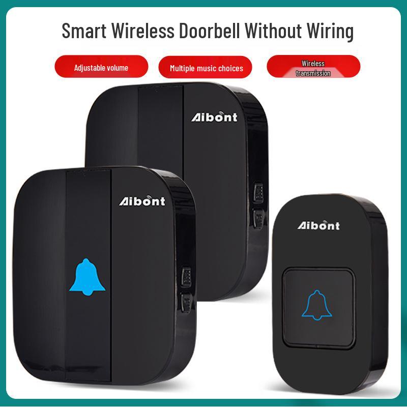 Wireless Doorbell with Two Receivers – Remote Control for Elderly and Children One-to-Two