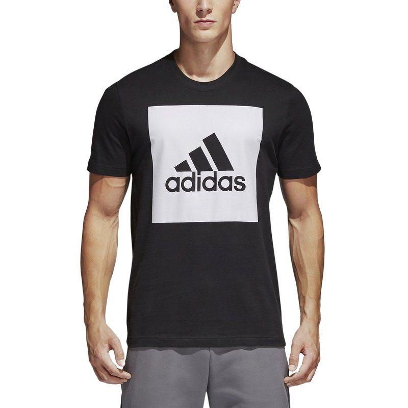 Adidas Breathable Casual Round Neck Short Sleeve T-Shirt Men Tops Black S98724