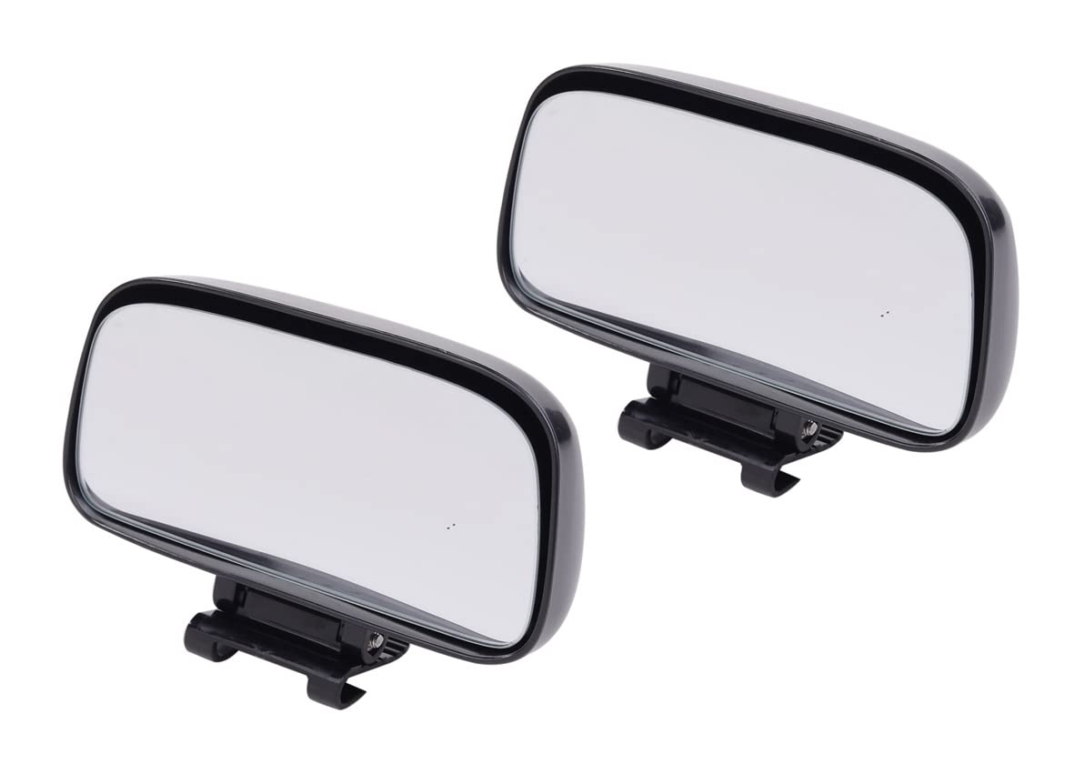 

Car Auxiliary Mirror, Set of 2 Black, Small, Side Mirror, Wide Field of View, чёрный