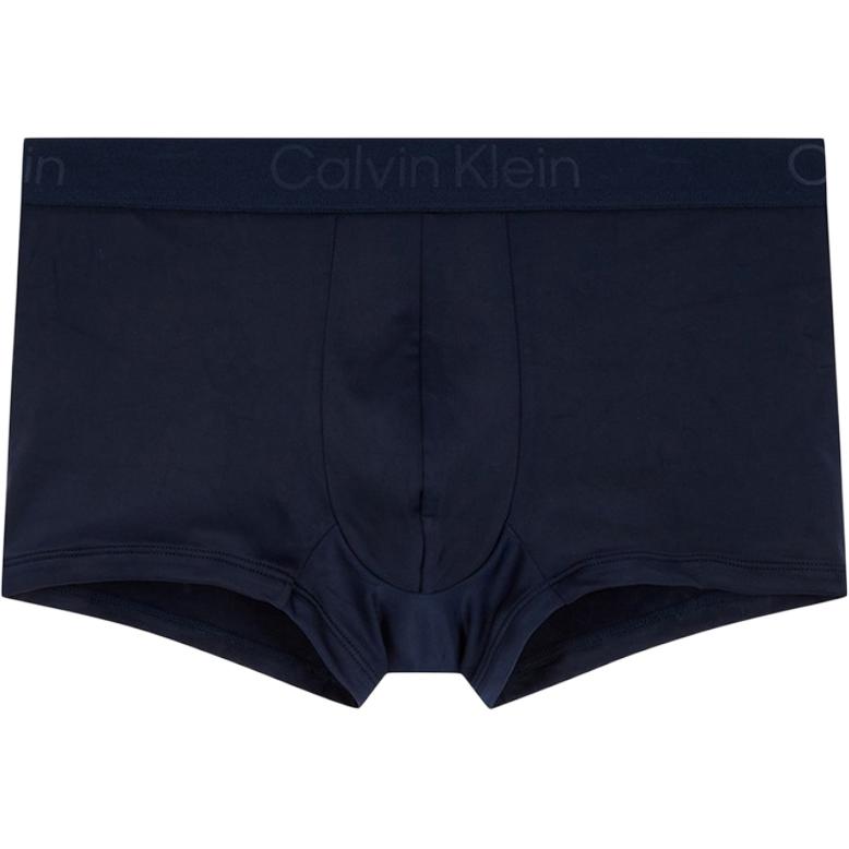 Calvin Klein Solid Mid-Rise Letter Print Boxer Briefs Men Underwear NB43650PP