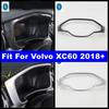 Matte / Carbon Fiber Look Car Interior Refit Dashboard trument Screen Decor Accessories Cover Trim For Volvo XC60 2018 - 2024