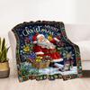 Winter Wonderland Snowman Flannel Blanket-Soft and Suitable for Sofas,Beds,Offices,Travel,All Seasons,Great Gift for Holidays and Birthdays.
