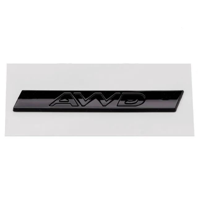 

3D ABS Silver Black AWD Logo Emblem Car Rear Trunk Badge Decal For XE XJL F-PACE AWD Sticker Auto Styling Accessories чорний