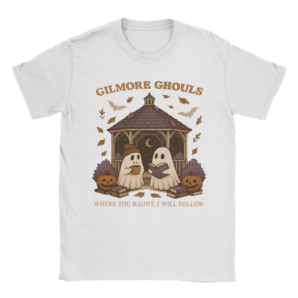 Harajuku T-Shirt Sommer Halloween Geist Hippie T-Shirts 100 Baumwoll-T-Shirt für Herren Ästhetisch Heißer Verkauf Kurzarm-Tops