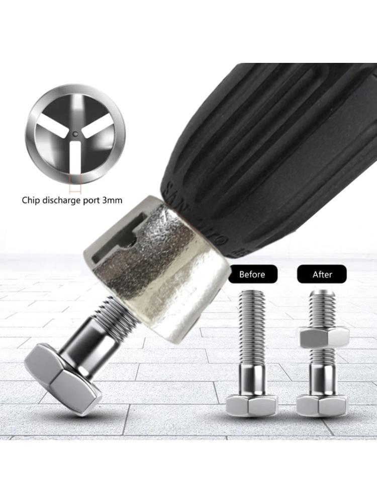Hex Handle Deburr Drills Bit High Hardness 3-22mm Chamfer Deburring Tool Wear-resistant Alloy Steel for Woodworking