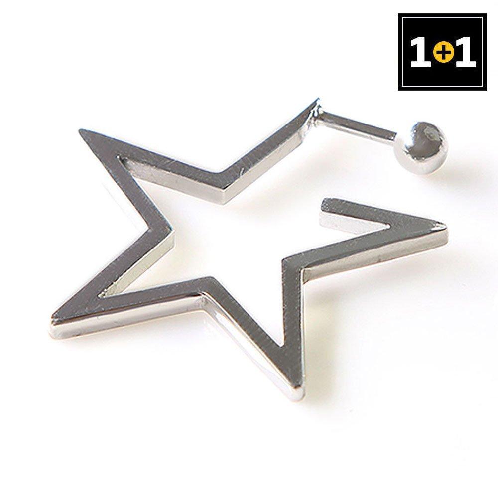[1+1] Surgical Piercing Star Rod One-Sided Sale