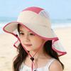 Summer Breathable Mesh Sun Hat for Kids - Wide Brim UV Protection