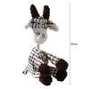 Dog Plush Toy Animals Shape Bite Resistant Squeaky Toys Corduroy Dog Toys for Small Large Dogs Puppy Pets Training Accessories