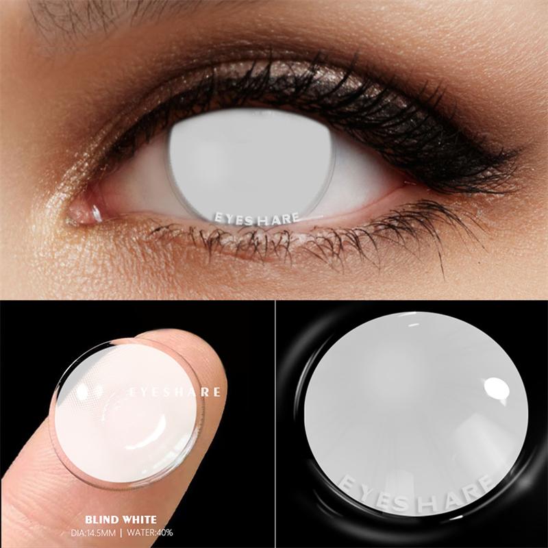 Eyeshare 1 Paar farbige Kontaktlinsen für Augen, Anime, Cosplay, farbige Linsen, Halloween, verrückte Linsen, Augenschönheit, Make-up-Linsen
