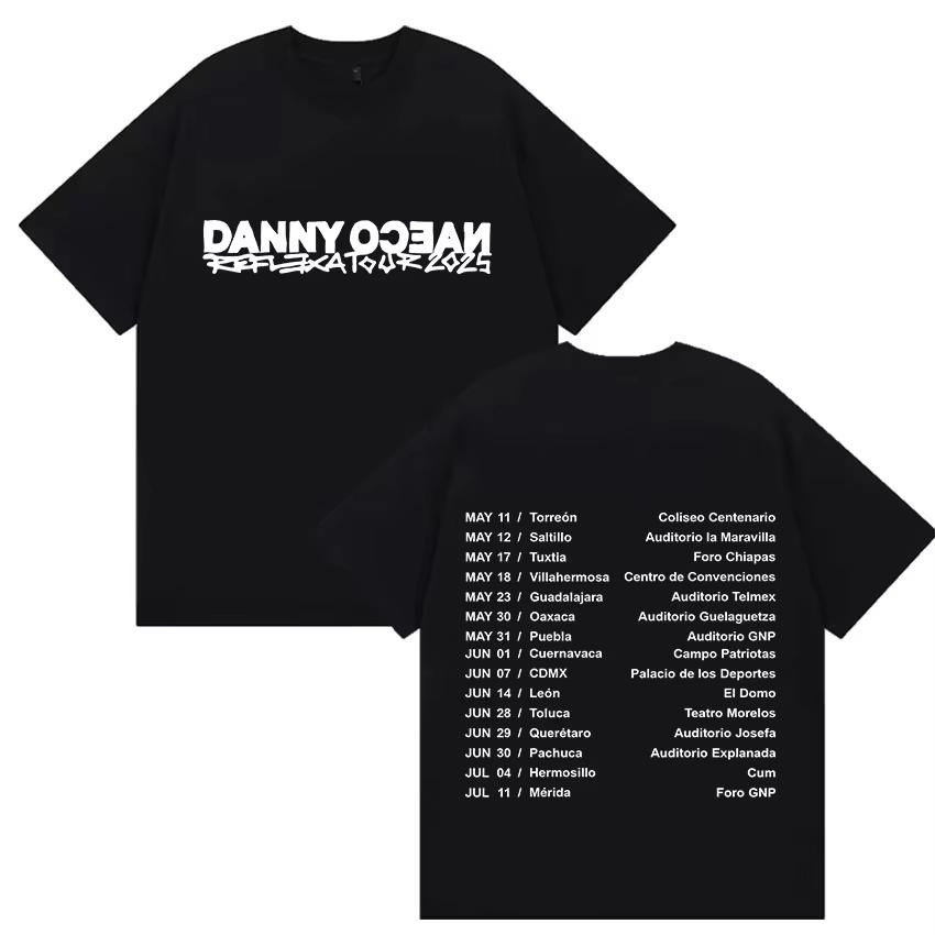 

Rapper Danny Ocean Reflexa Tour Album Merch T-shirt Mens Rock Gothic summer T-shirts Fashion High Quality pure Cotton Top - M... S разноцветный