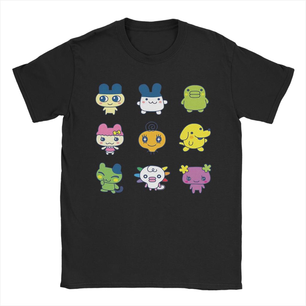 Kuchipatchi Multiple Tama Tamagotchi TShirt Beach Unisex Women Cotton ONeck Plus Size 3XL Clothes Short Sleeves Funny Tops