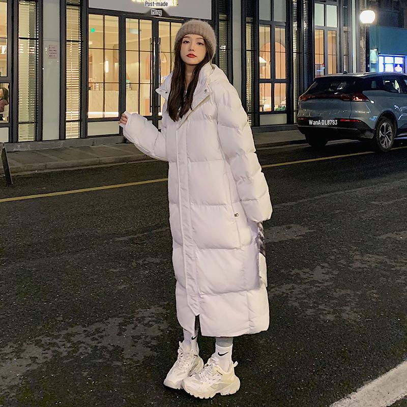 Korean Style Oversized Long Down Cotton Coat - 2022 Winter Women's Outerwear