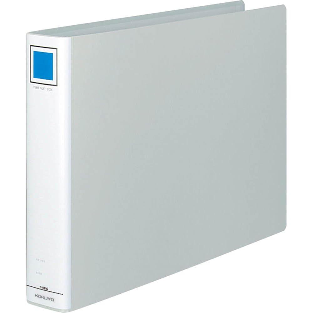 Kokuyo File Pipe File, A3 Horizontal, 2 Holes, Holes, 500 Sheets, Silver File - E653C