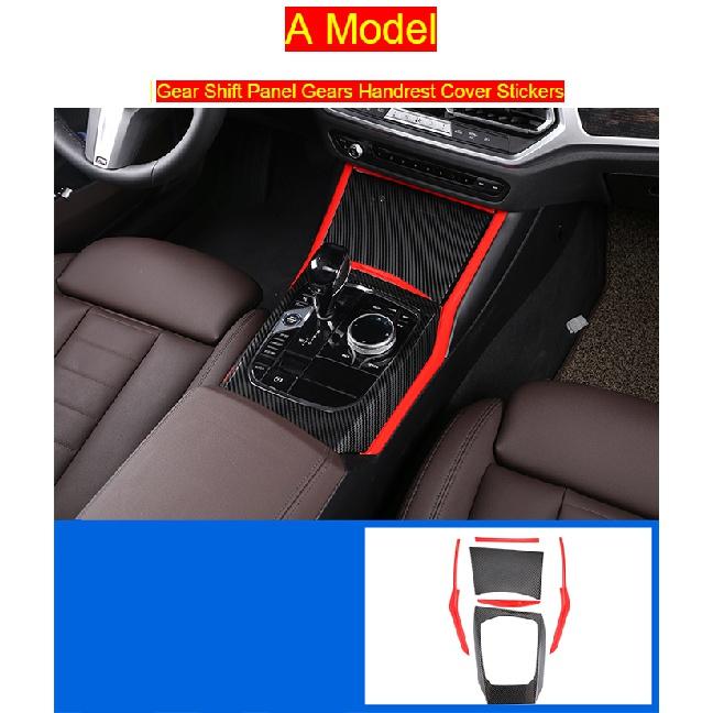 Carbon Faser Für BMW 3 Serie G20 G28 Innen lenkrad Taste rahmen Air outlet panel Abdeckung Trim Aufkleber Auto