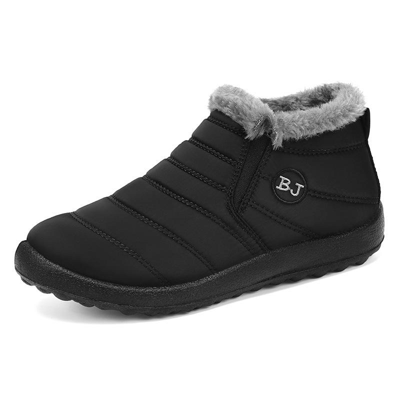 Warme Winter-Schneestiefel: Verdickte Samt-Freizeit-Baumwoll-Gehschuhe für Paare