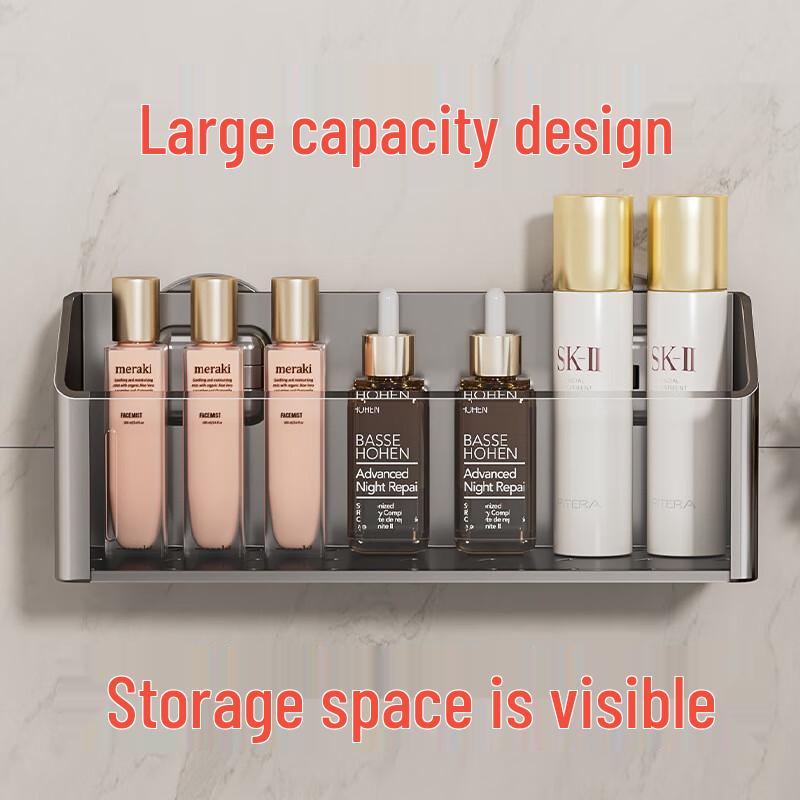 DANLE Suction Cup Wall-Mounted Storage Shelf