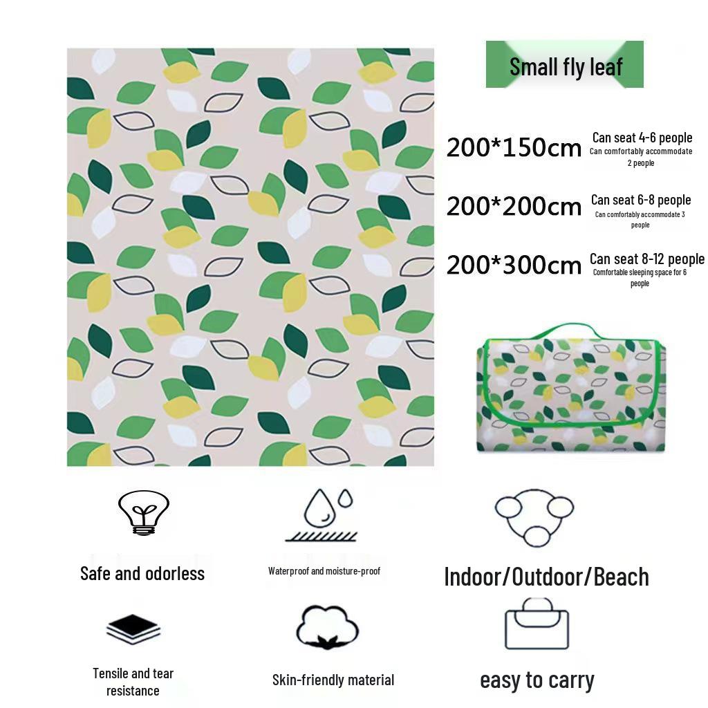 Portable Waterproof Picnic Blanket - Thickened, Moisture-Proof, Folding Mat for Camping & Outings