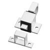 AAAAA AluminumAlloyBlack/Gray Window Gate Security Pull Ring Spring Bounce DoorBoltAutomatic Latch Lock Black Grey Window